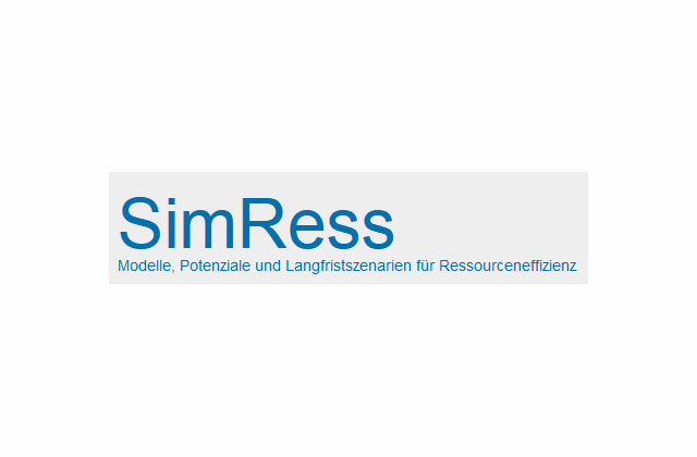 Modelle, Potenziale und Langfristszenarien für Ressourceneffizienz (SimRess)
